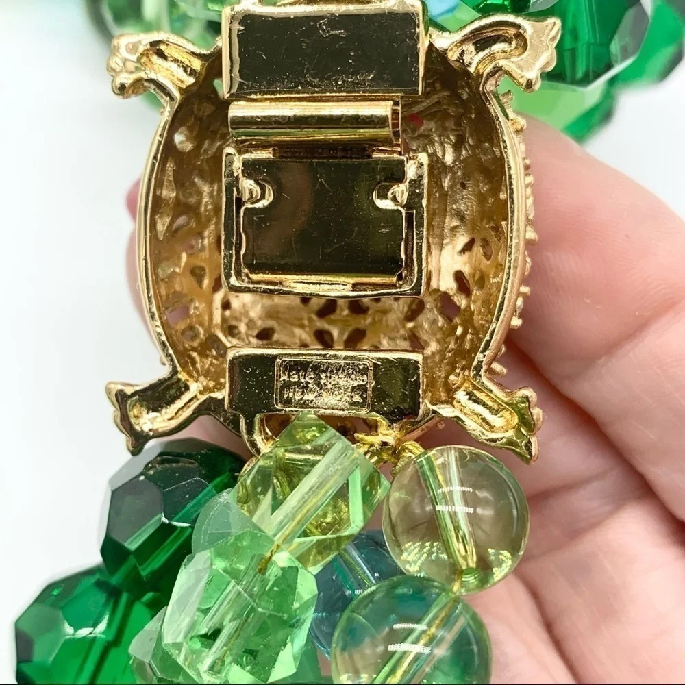 Kate Spade Sea Glass Turtle Beaded Torsade Necklace - Picture 7 of 8